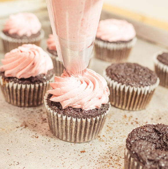 Fun Frosting for Valentine's Day Cupcakes