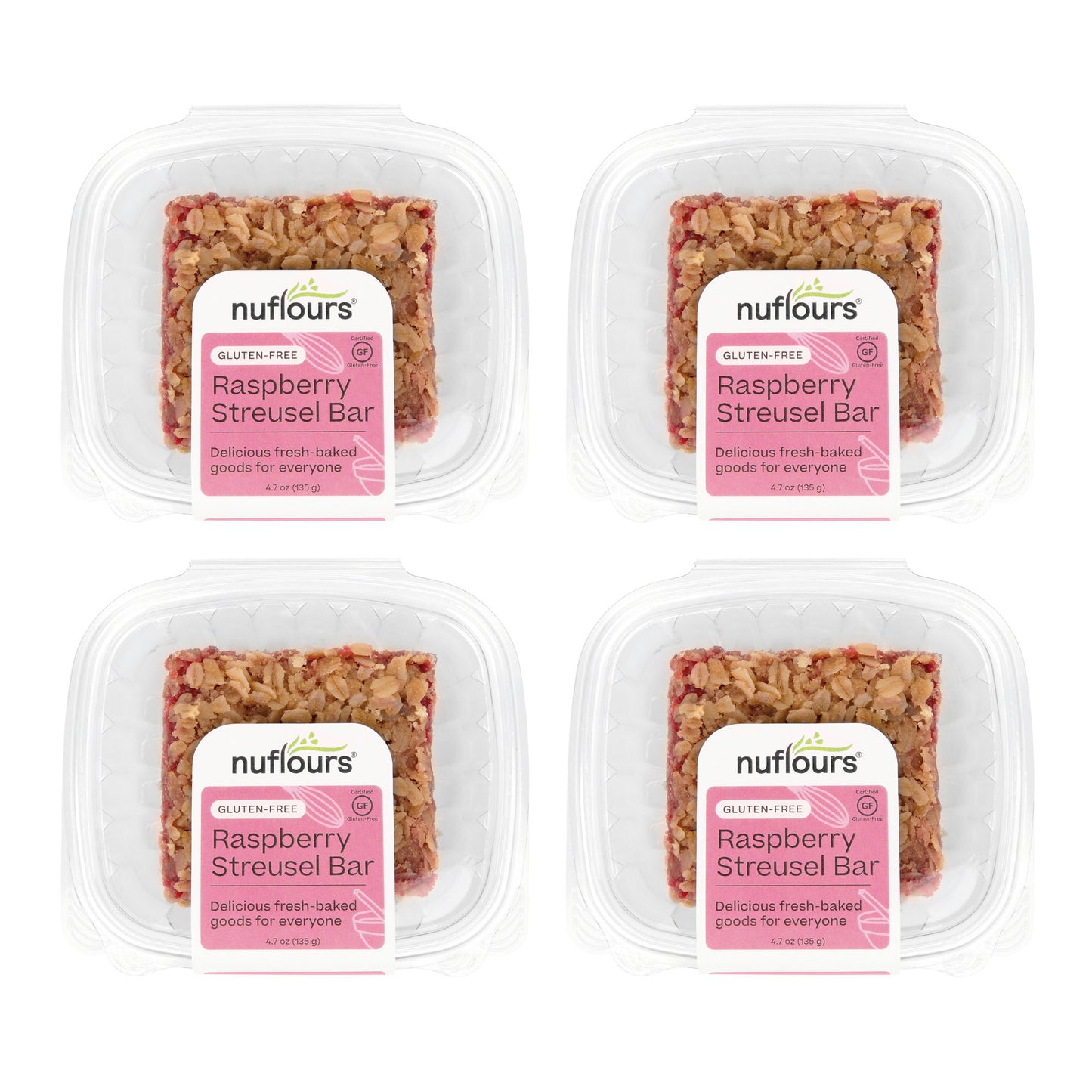 Raspberry Streusel Bar 4-Pack